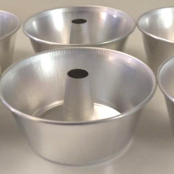 14 Mini Metal Baking Molds Jello Cake Dessert Crafts Bundt - Star - Fluted - Picture 15 of 15